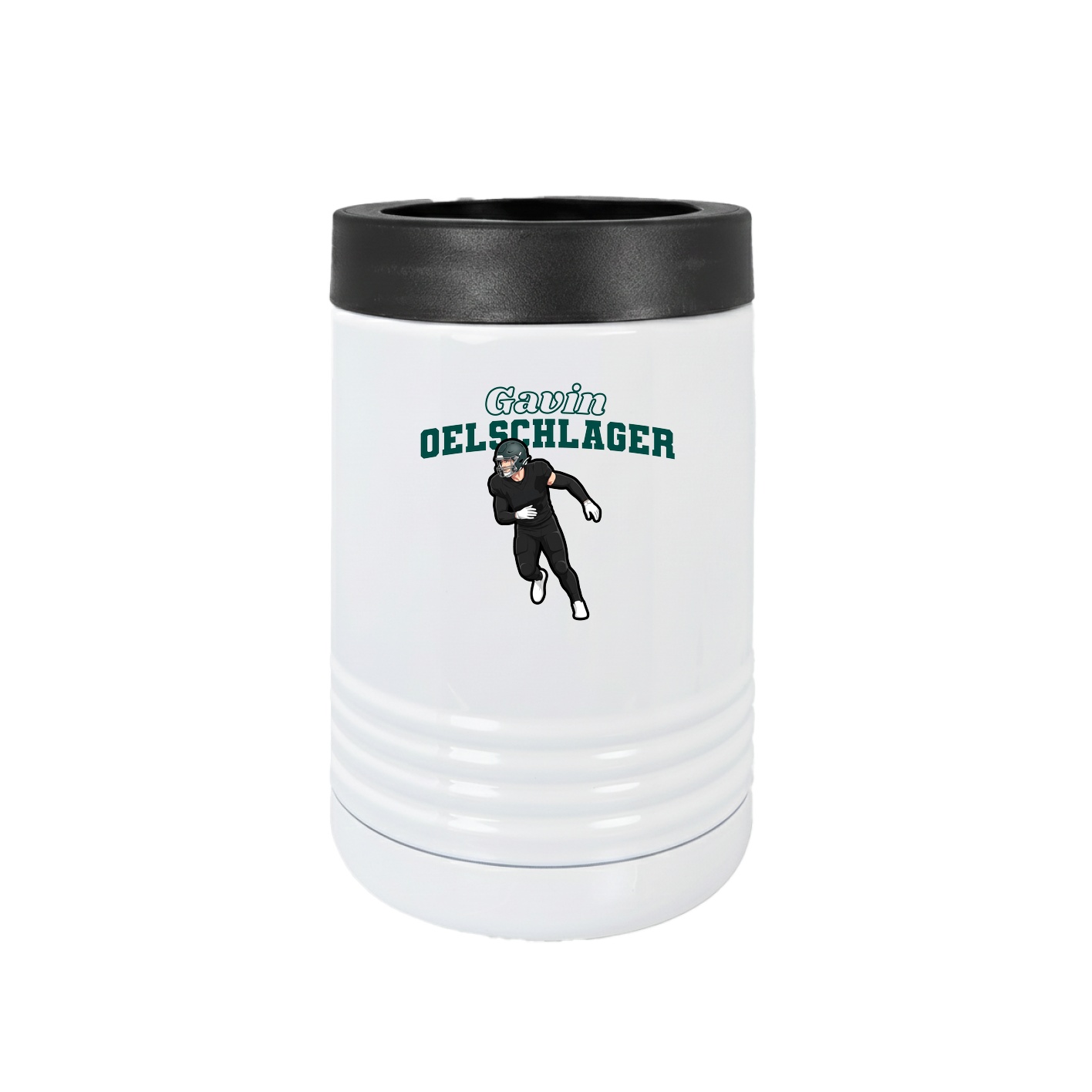 Beverage Holder — Name Arch in White