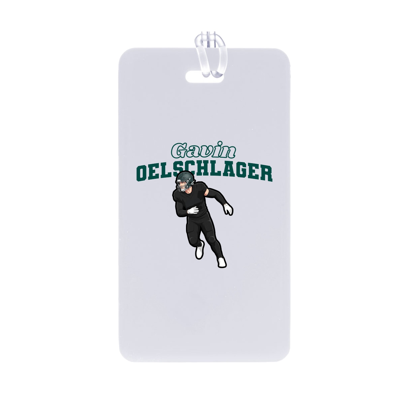 Bag Tag — Name Arch in Classic