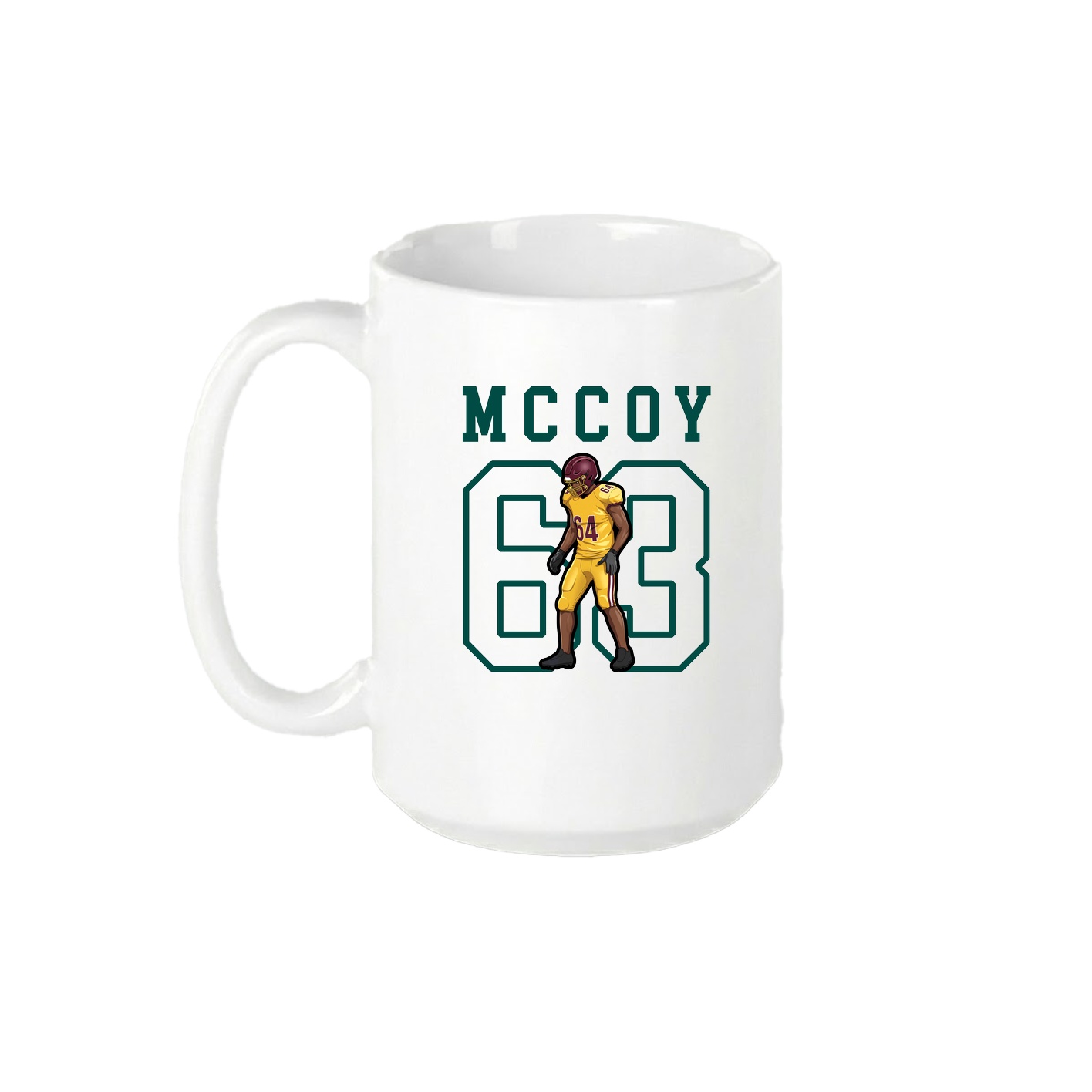 15oz Coffee Mug — Shirsey in White