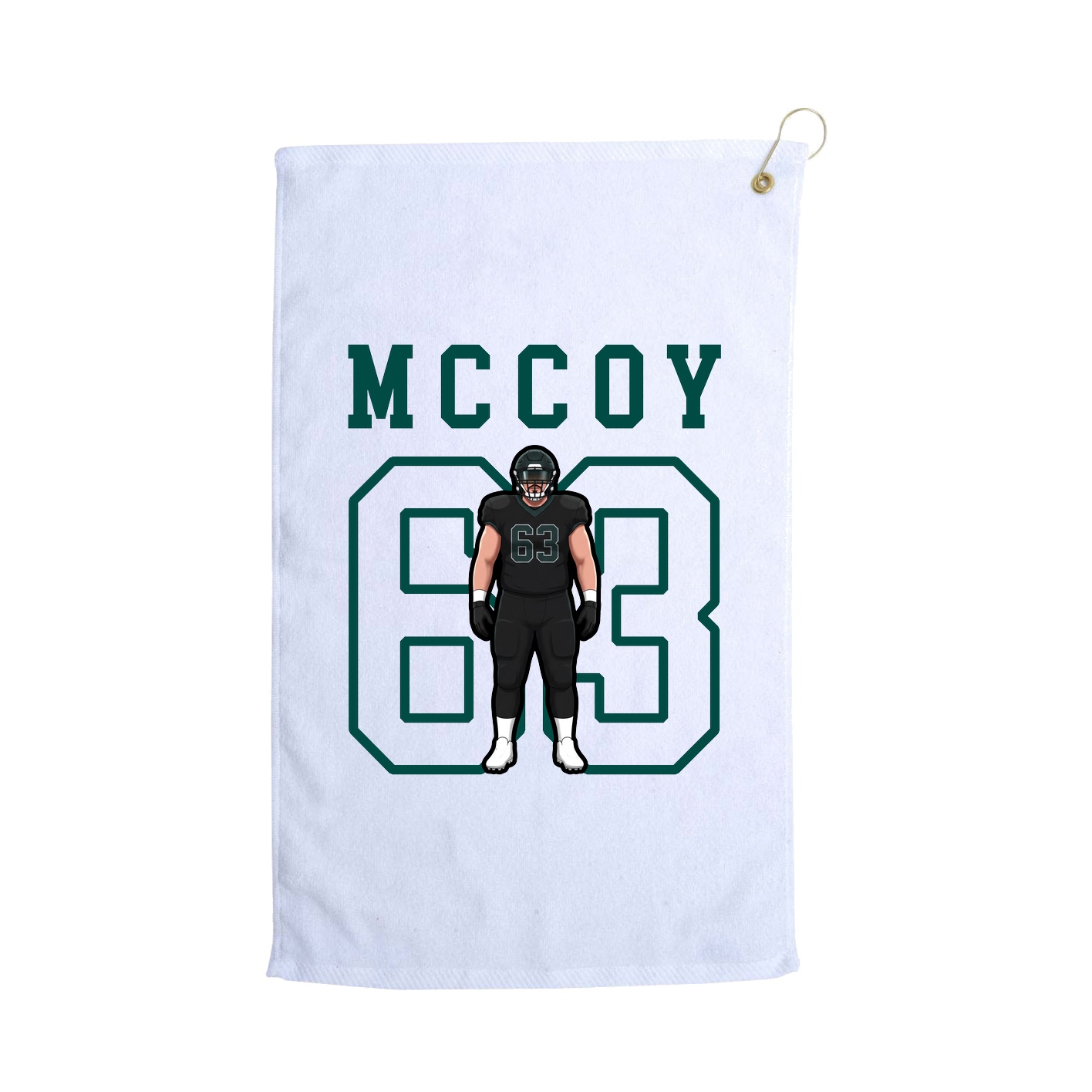 Golf Towel — Shirsey in White