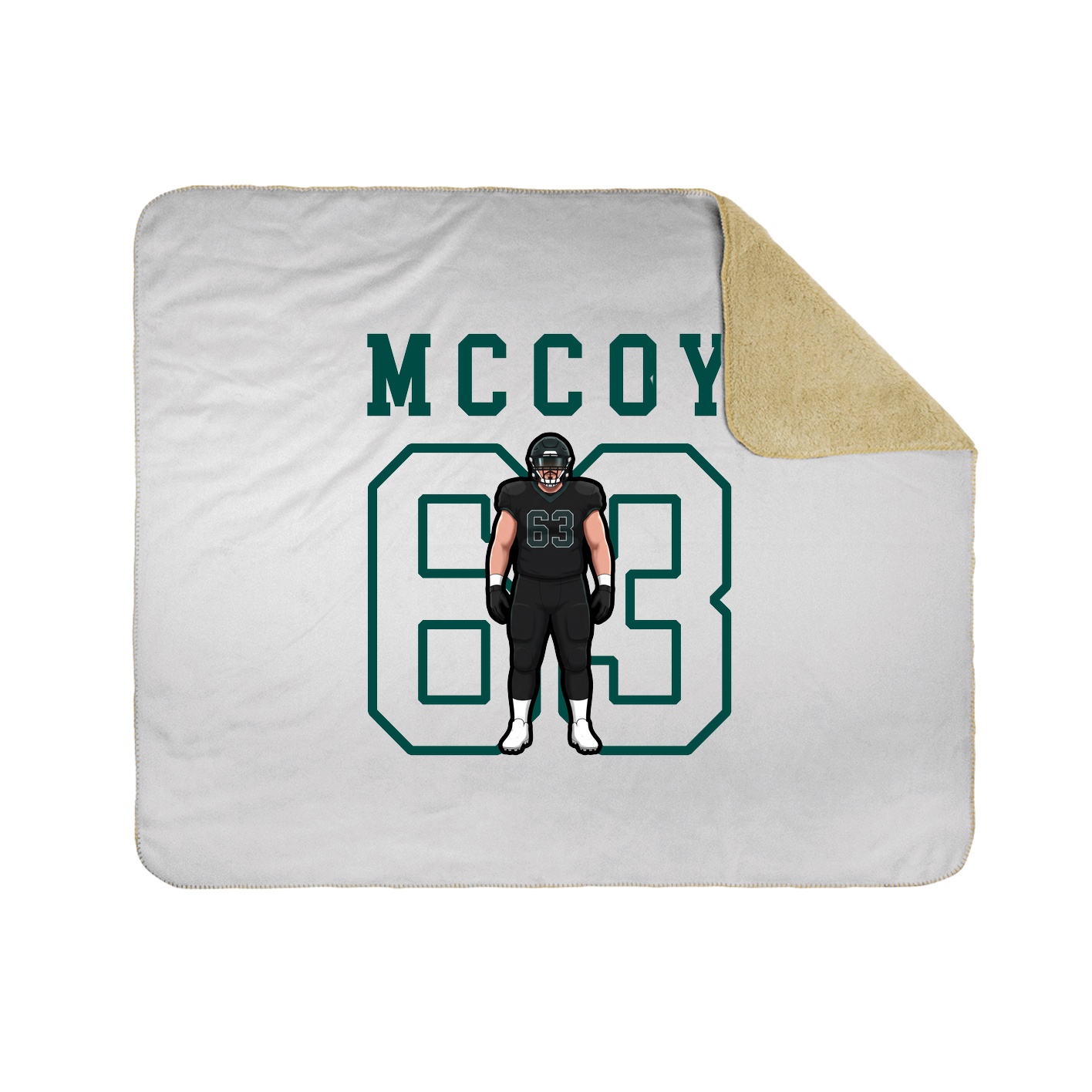 Throw Blanket — Shirsey in White
