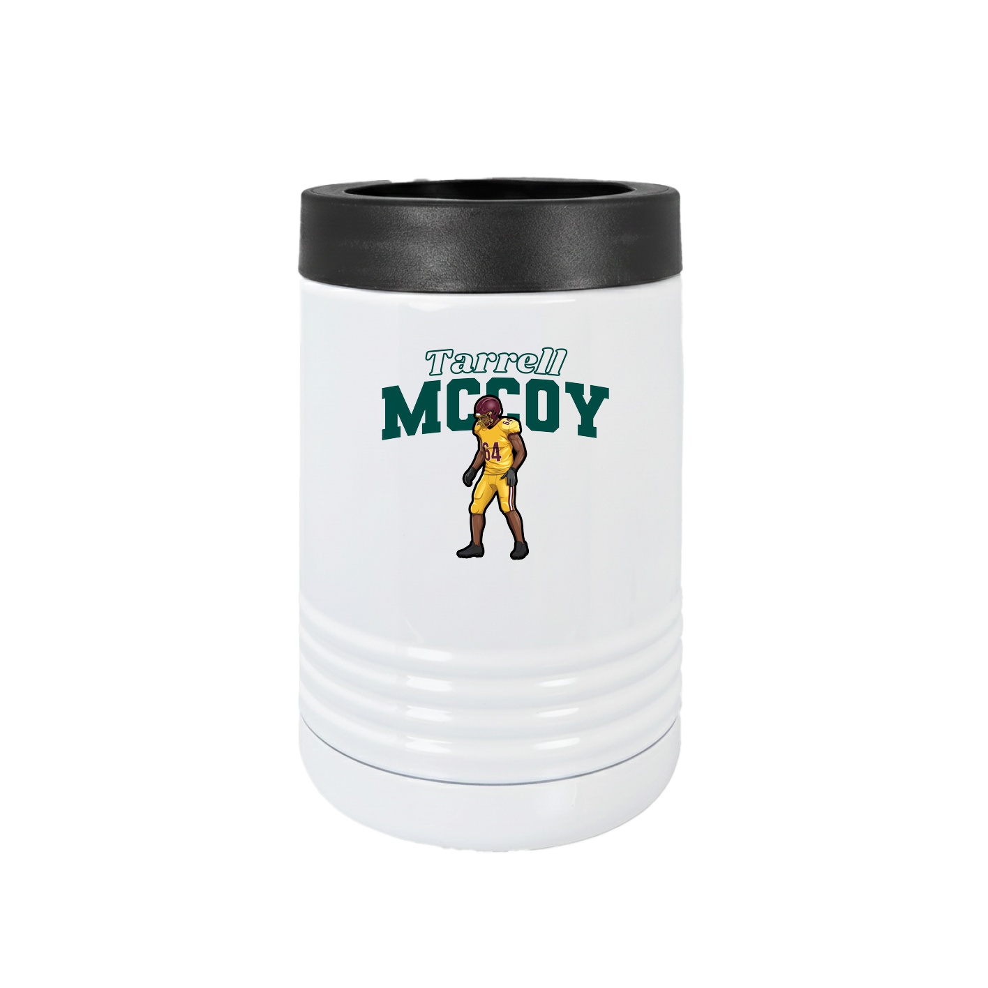 Beverage Holder — Name Arch in White