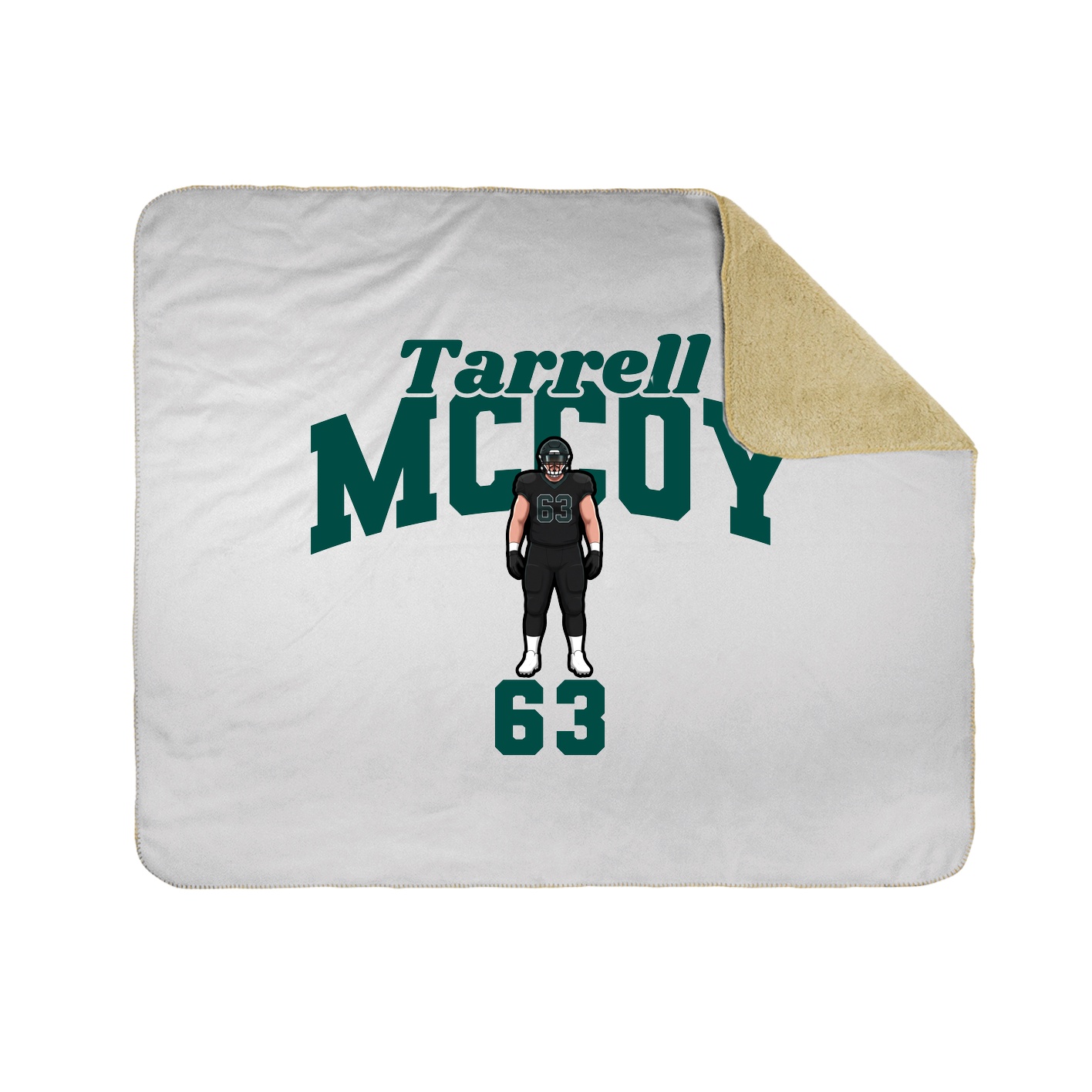 Throw Blanket — Signature Arch in White
