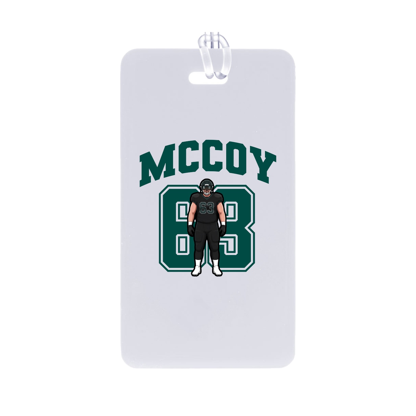Bag Tag — Number in Classic