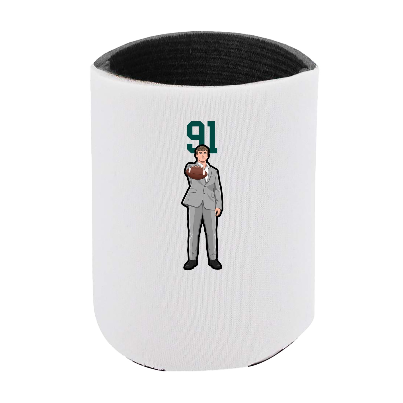 Can Holder — Number Top in White