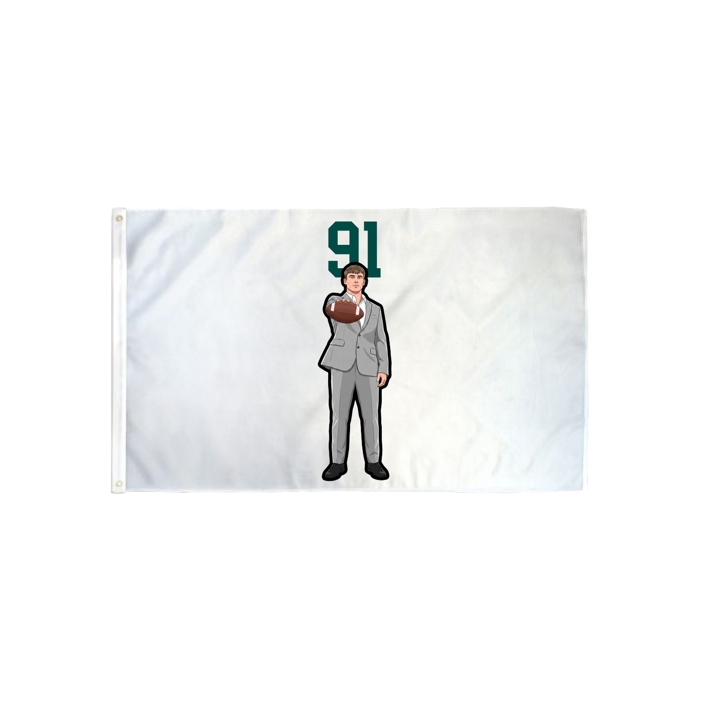 3x5 Flag — Number Top in Classic