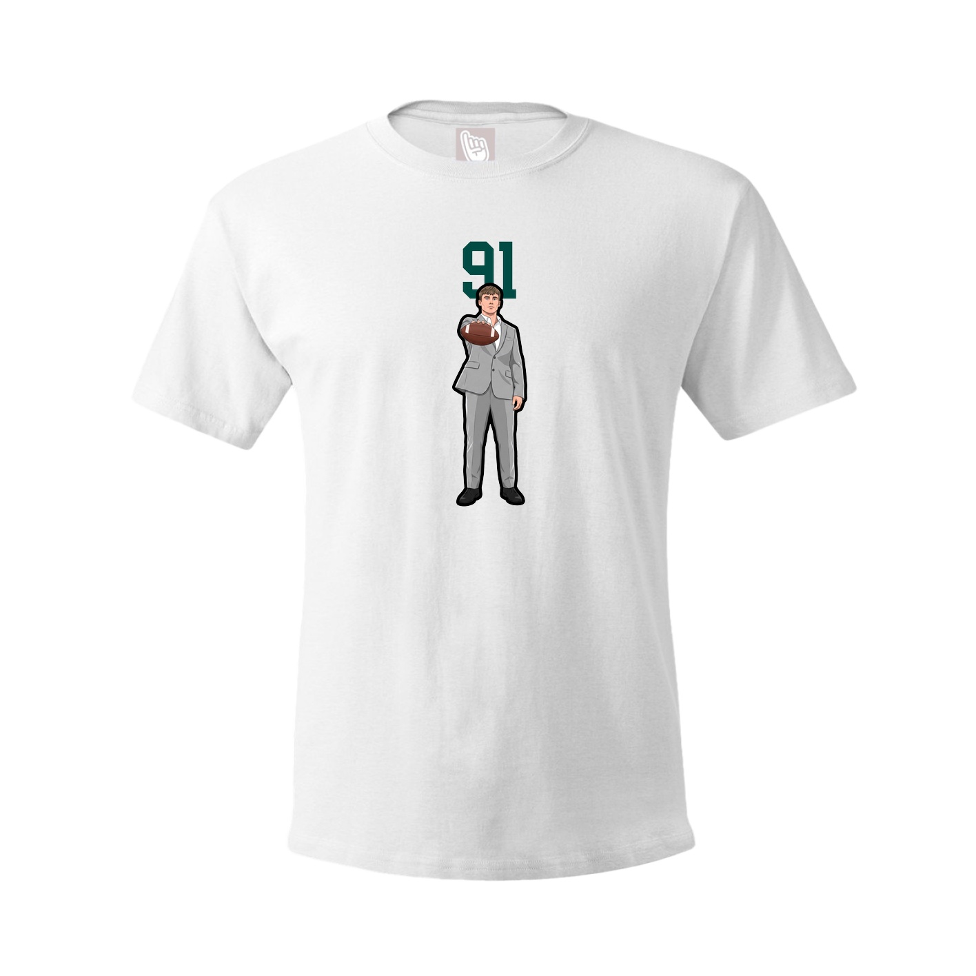 Tee — Number Top in White
