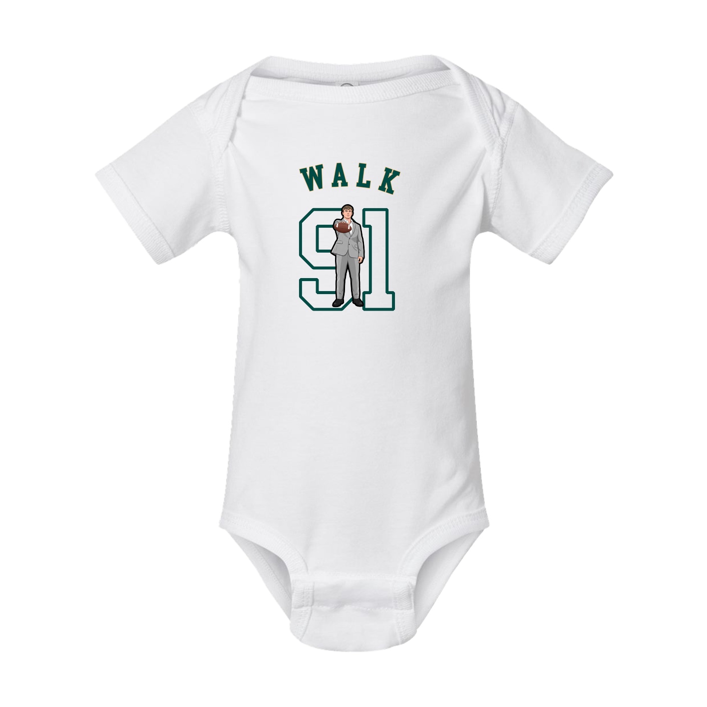 Baby Onesie — Shirsey Arch in White
