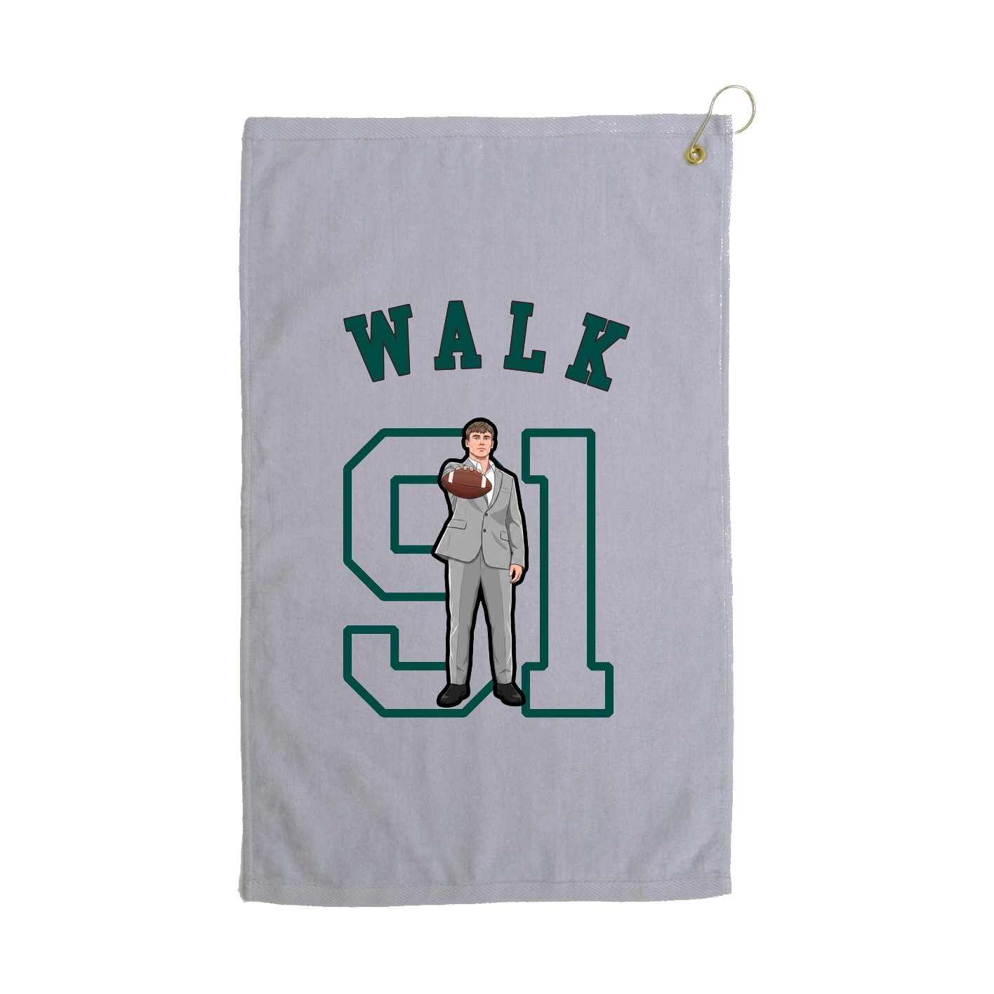 Golf Towel — Shirsey Arch in Grey