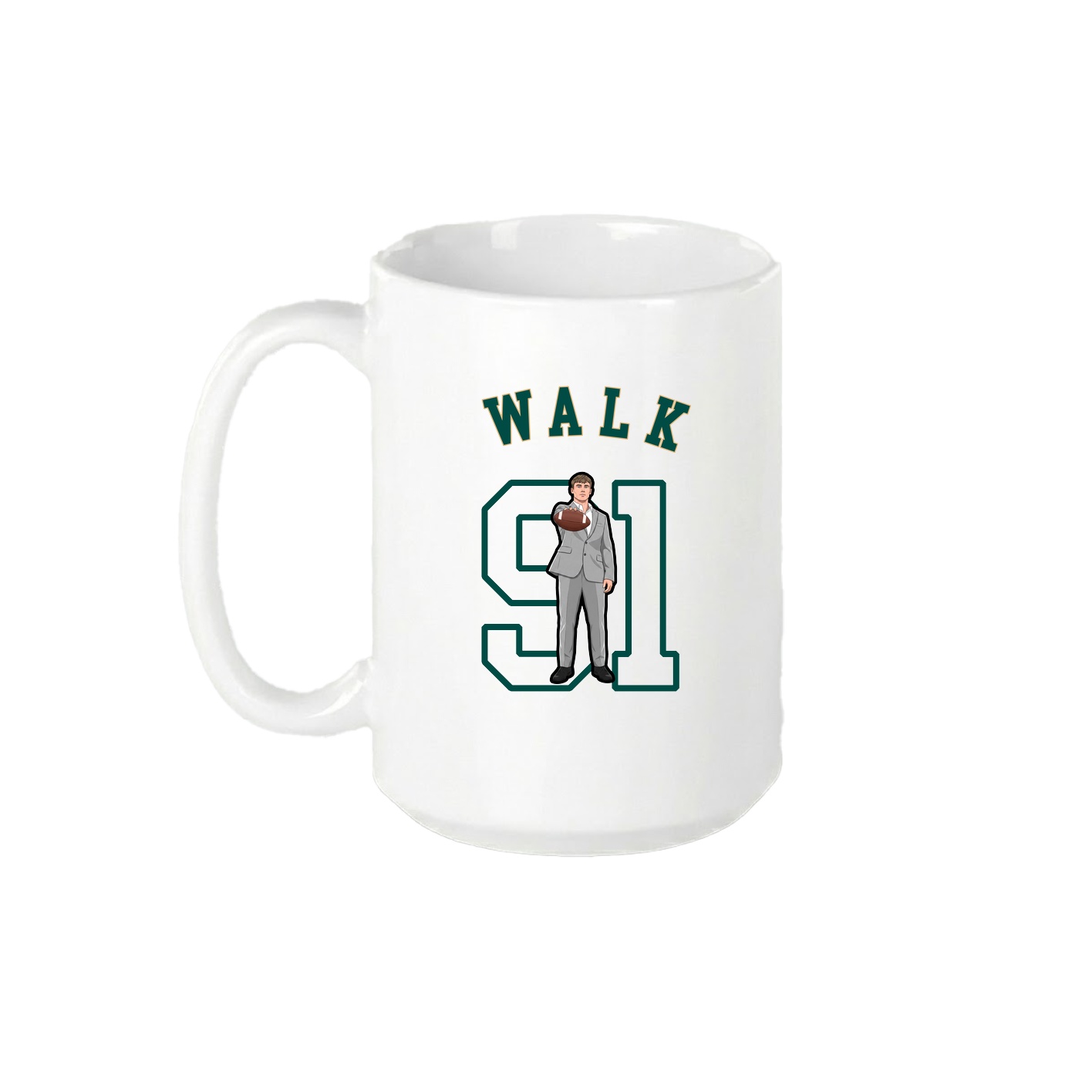 15oz Coffee Mug — Shirsey Arch in White