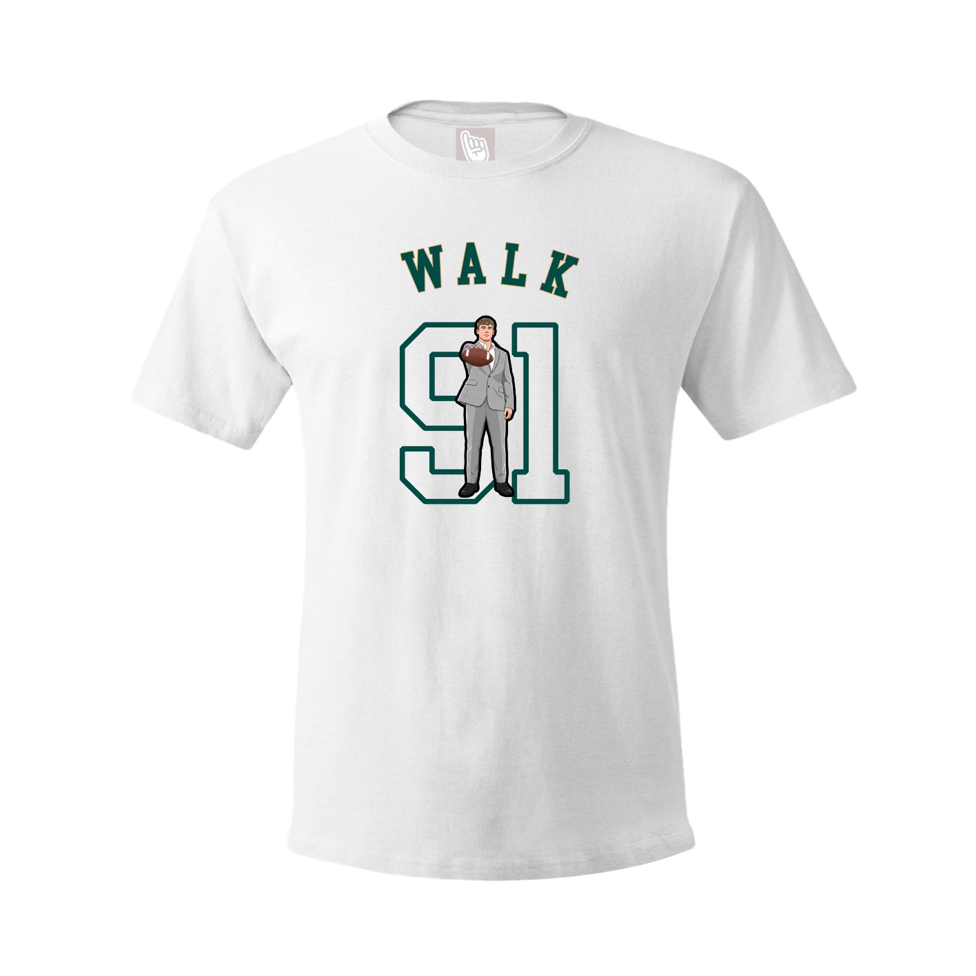 Youth Tee — Shirsey Arch in White
