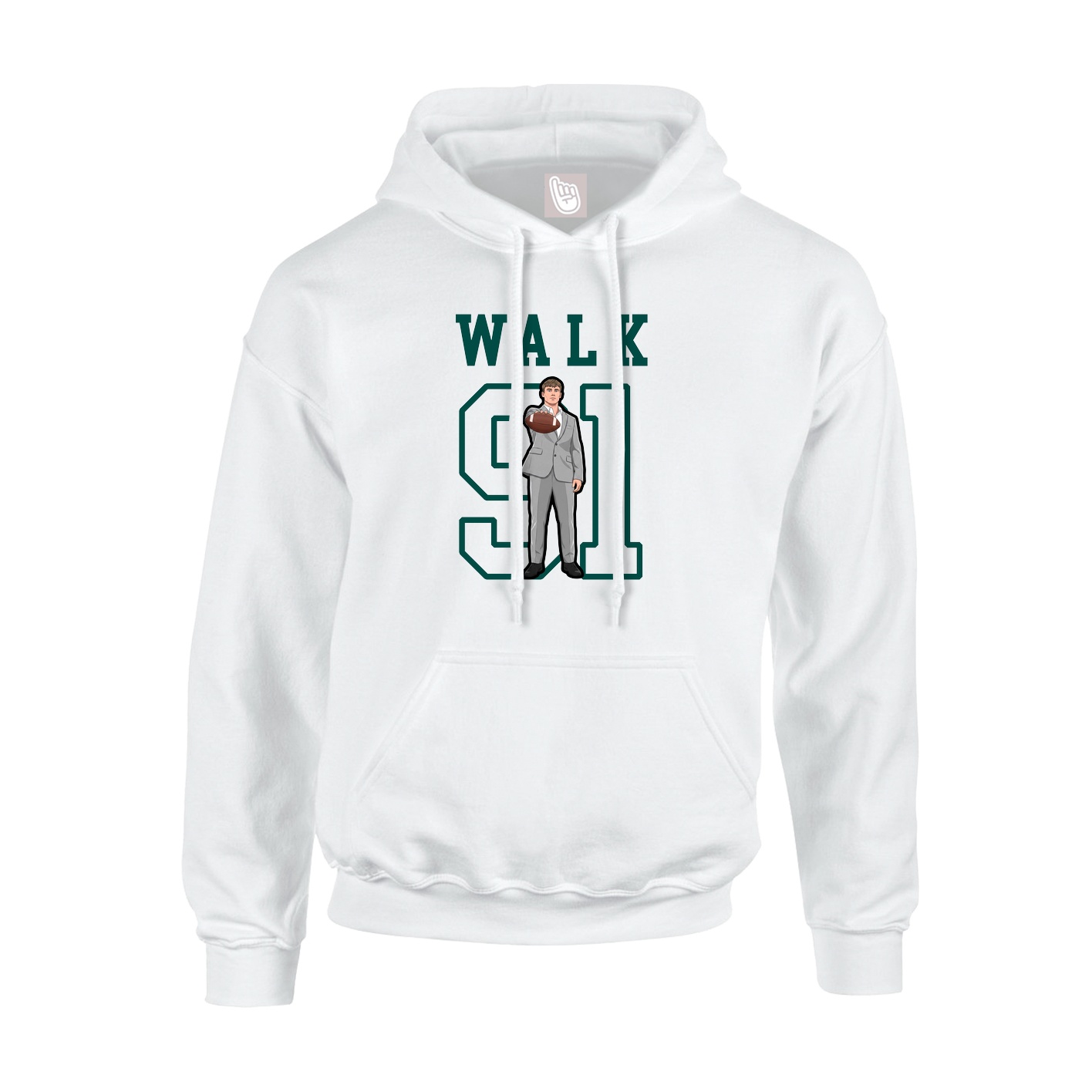 Youth Hoodie — Shirsey in White