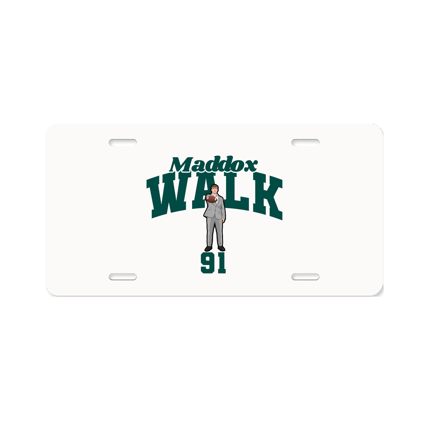 License Plate — Signature Arch in Classic