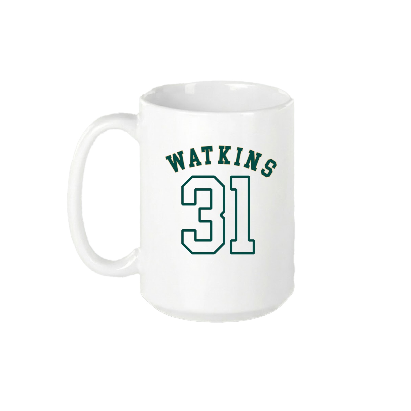 15oz Coffee Mug — Shirsey Arch in White