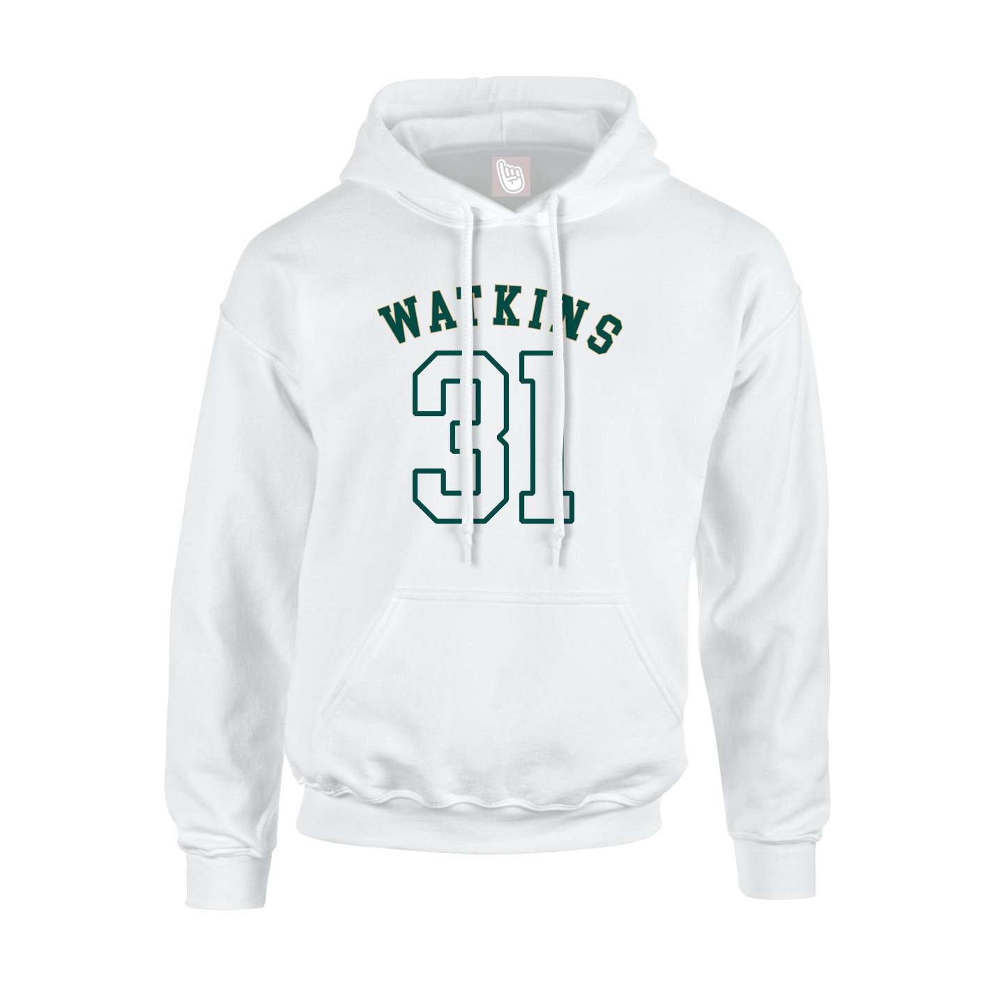 Hoodie — Shirsey Arch in White