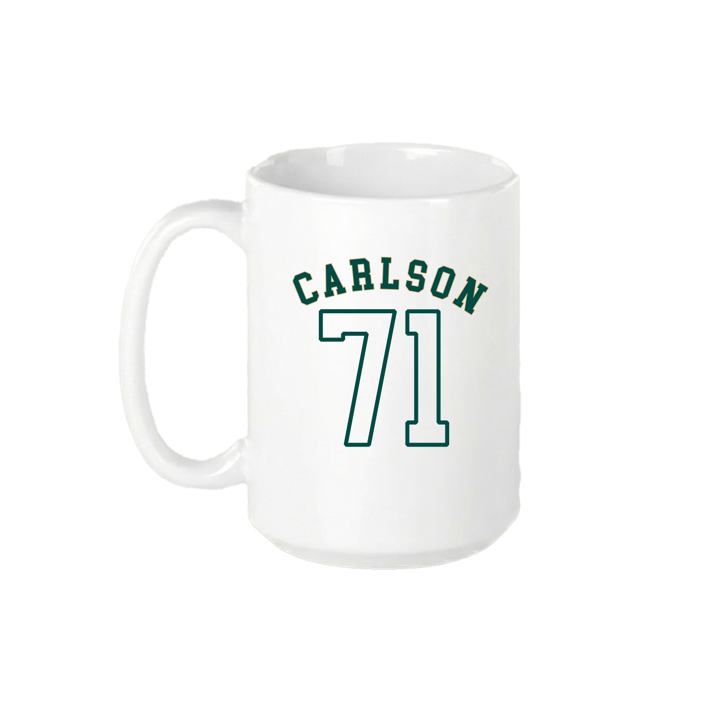 15oz Coffee Mug — Shirsey Arch in White