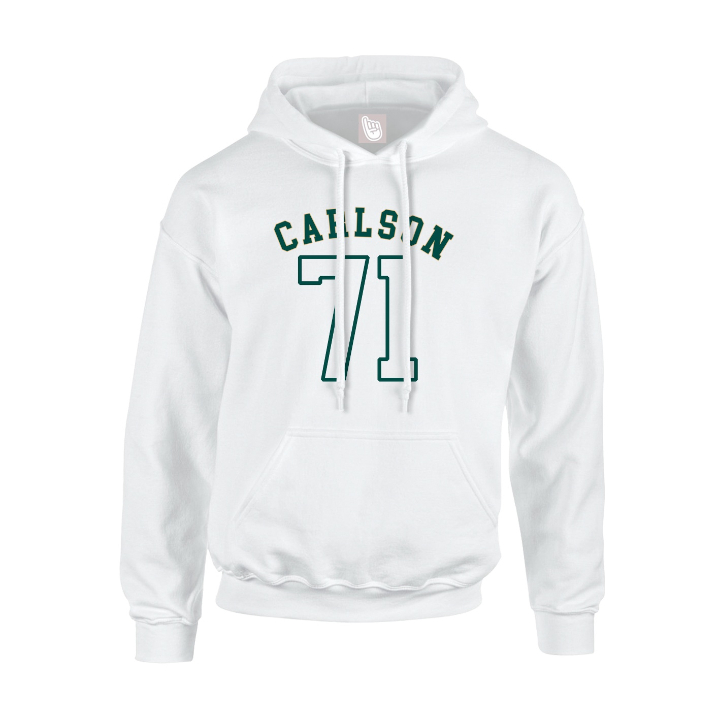 Youth Hoodie — Shirsey Arch in White