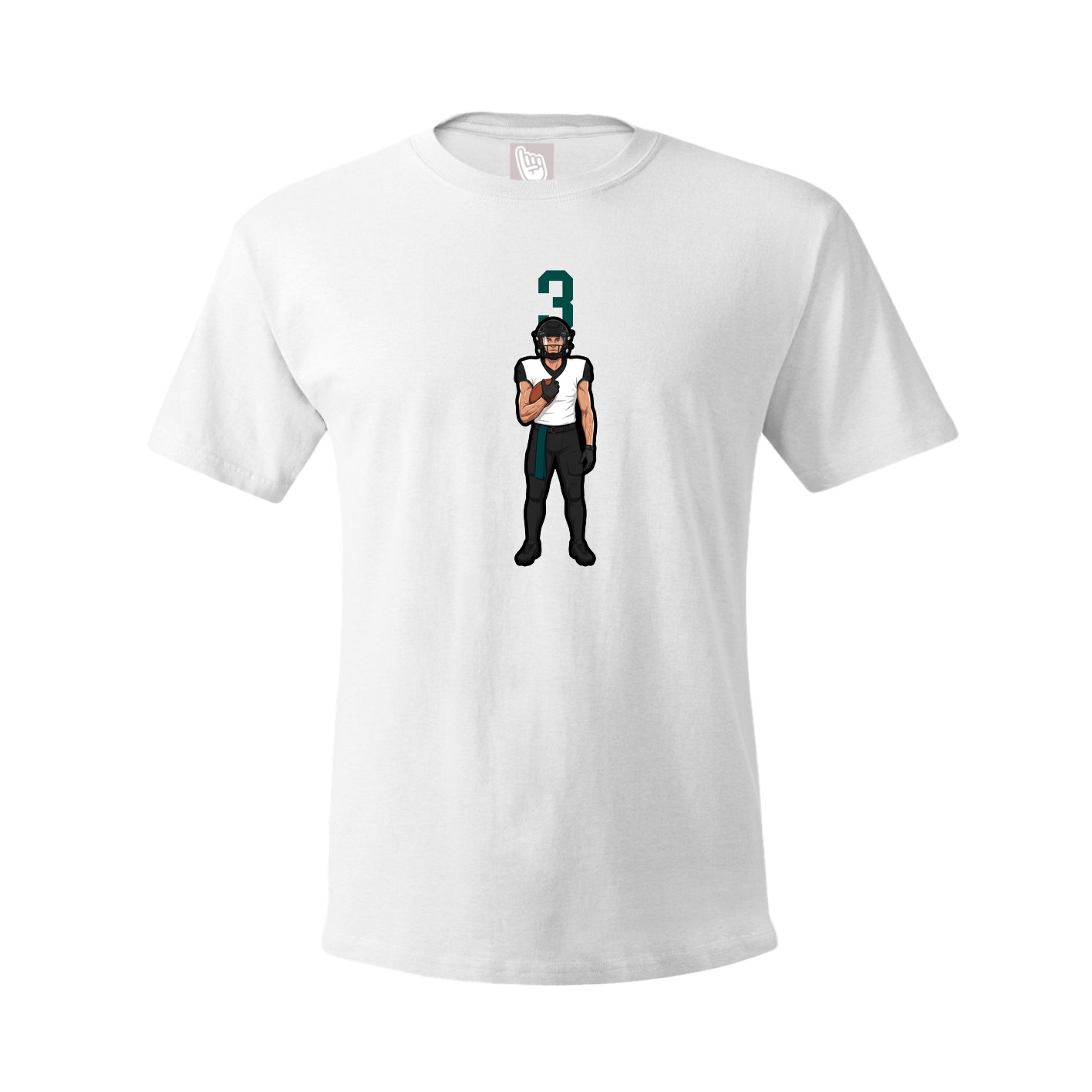 Tee — Number Top in White