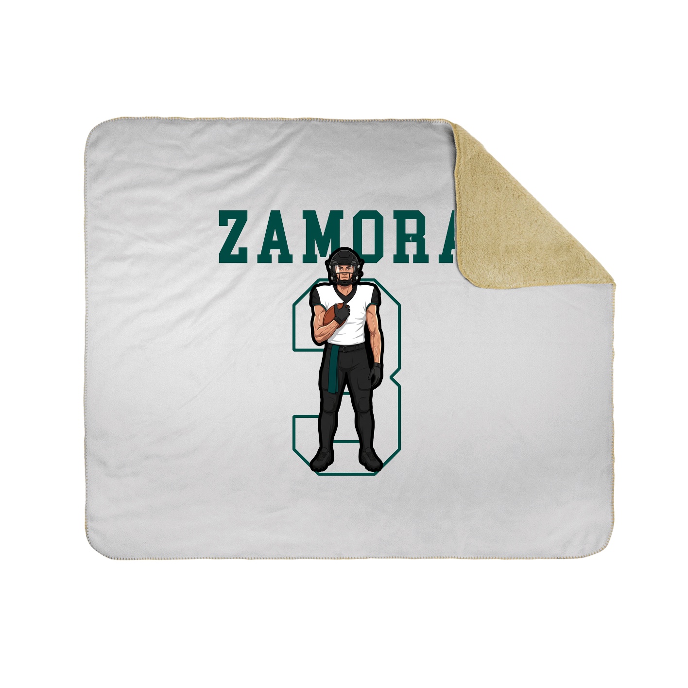 50x60 Sherpa Lined Throw Blanket