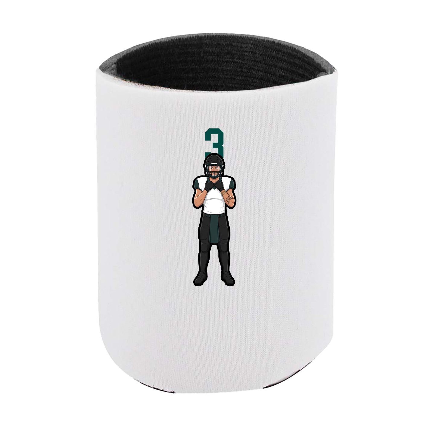 Can Holder — Number Top in White