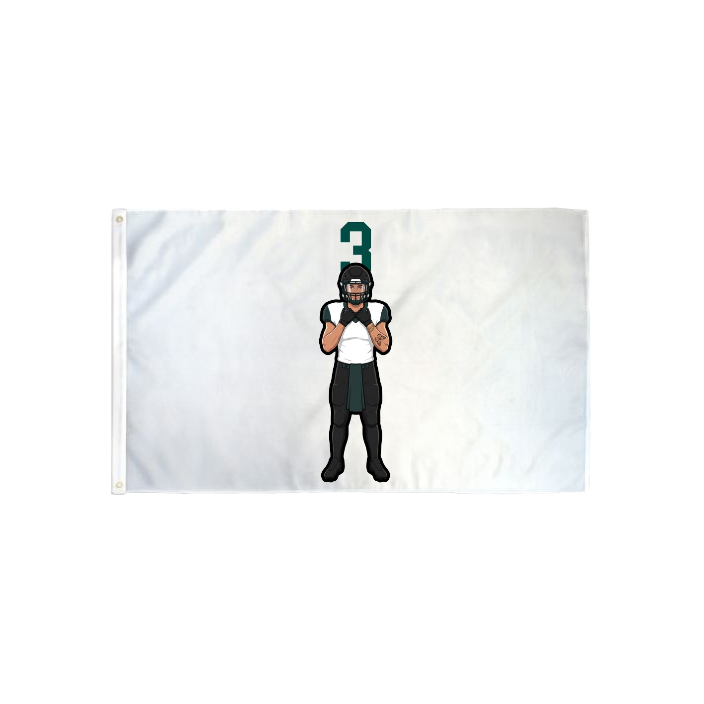 3x5 Flag — Number Top in Classic