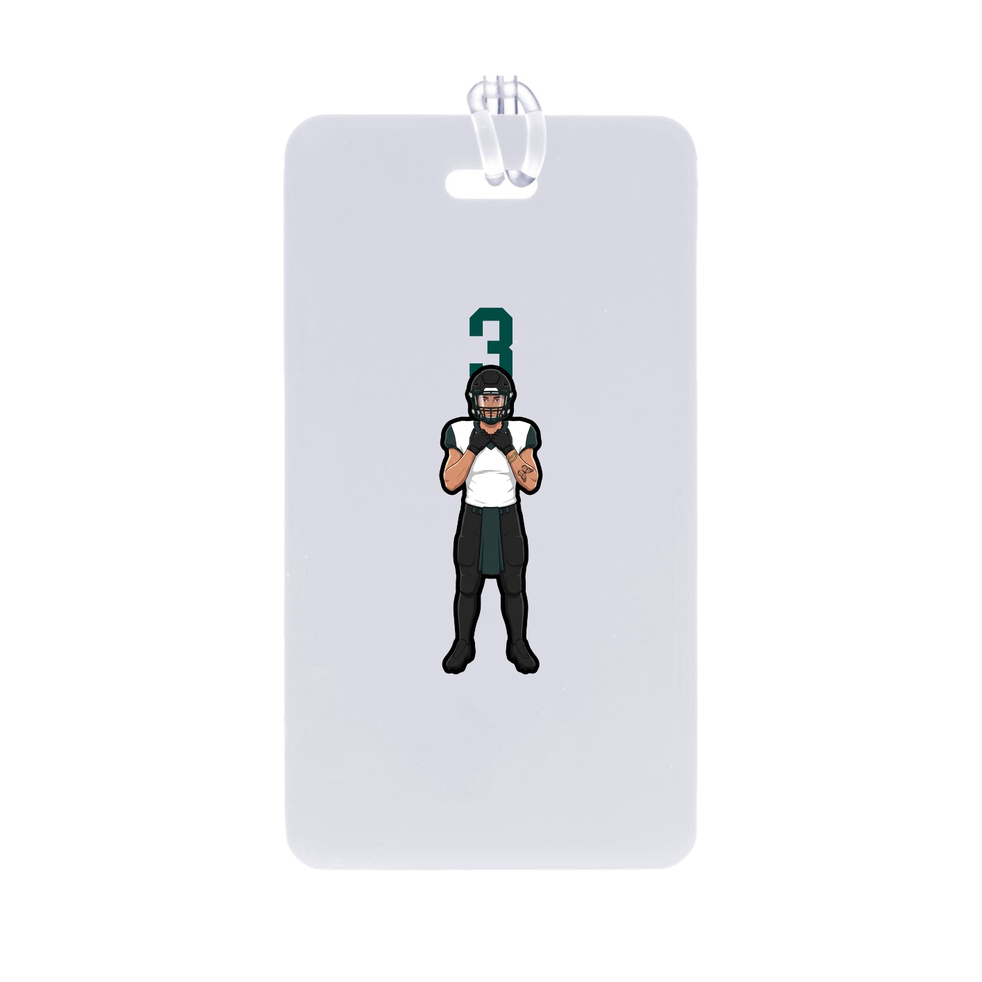 Bag Tag — Number Top in Classic