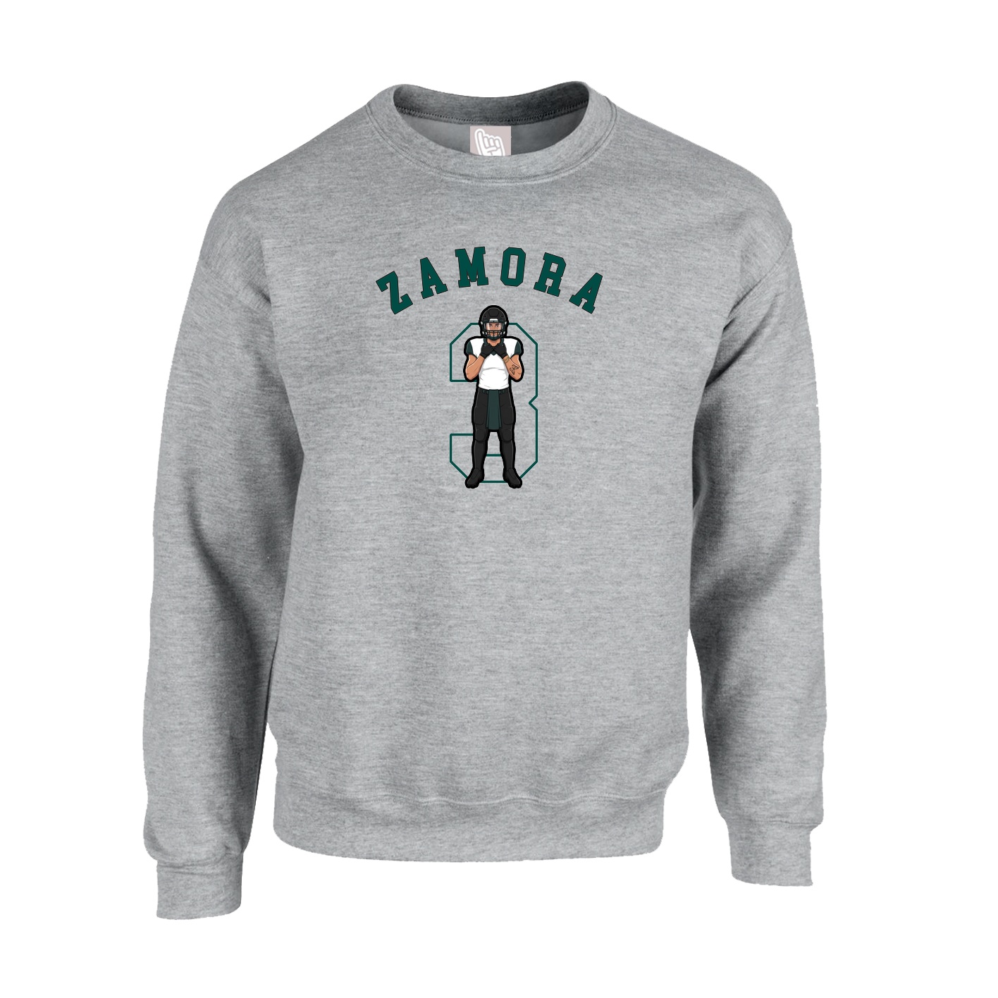 Fleece Crew — Shirsey Arch in Grey