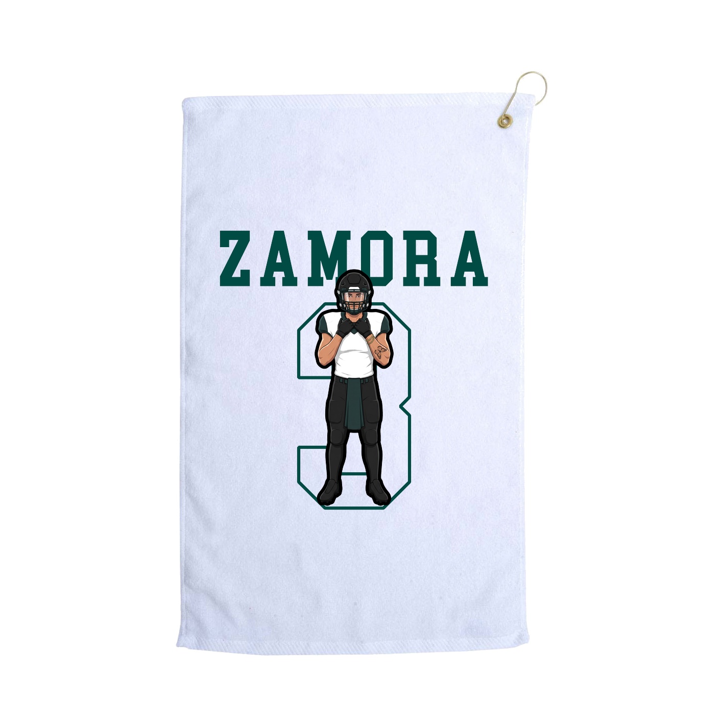 Golf Towel — Shirsey in White
