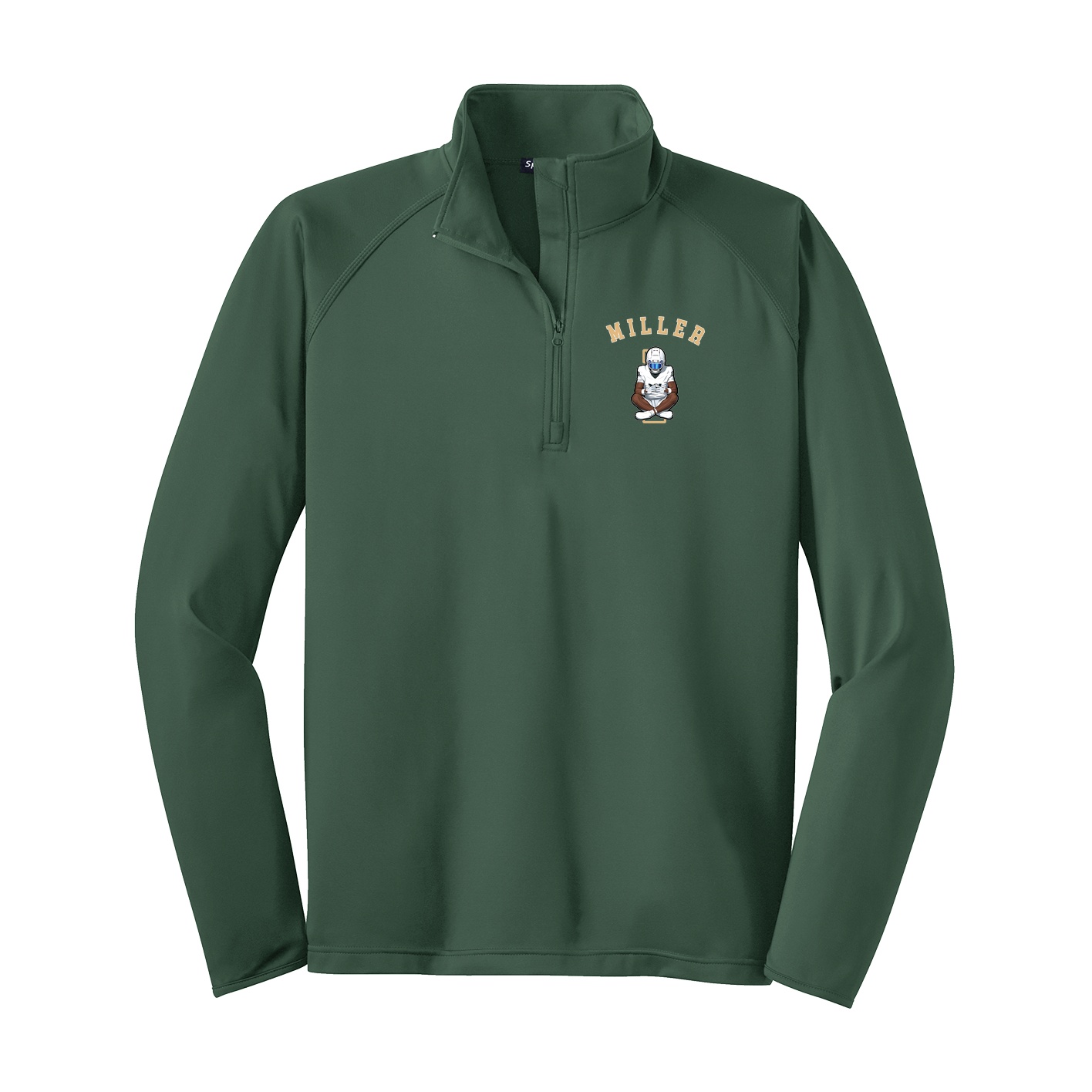 Q-Zip Pullover — Shirsey Arch in Green