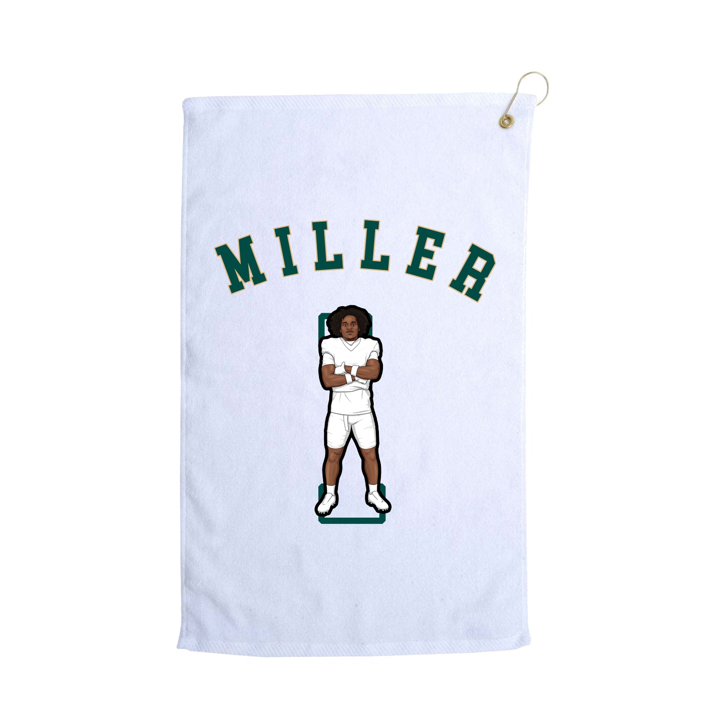 Golf Towel — Shirsey Arch in White