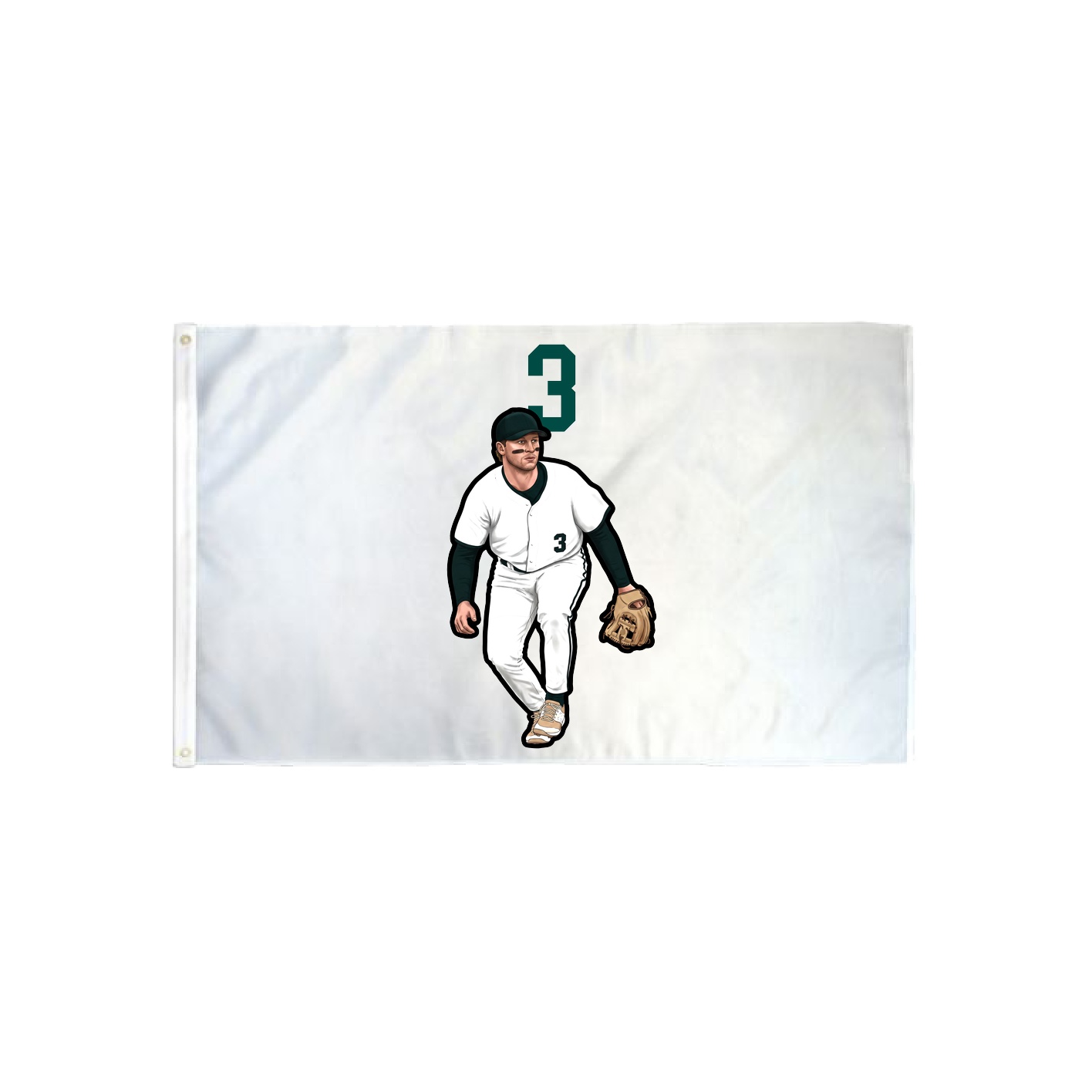 3x5 Flag — Number Top in Classic