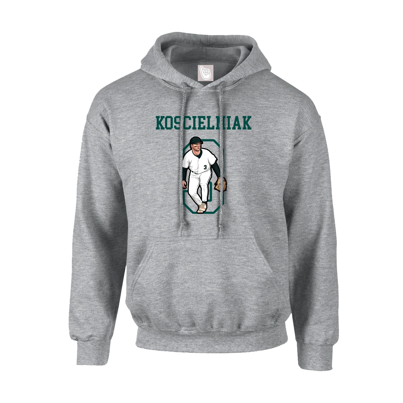 Hoodie — Shirsey in Grey