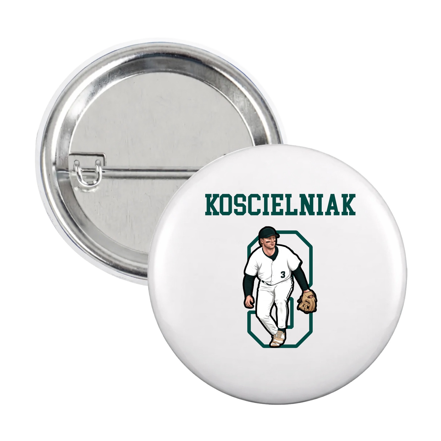 Game Day Button — Shirsey in White