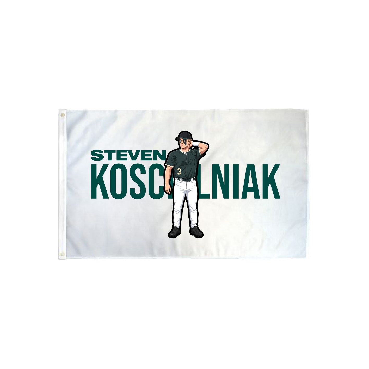 3x5 Flag — Player Name in Classic