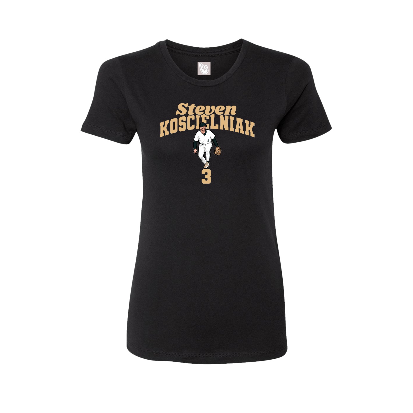 Womens Tee — Signature Arch in Black