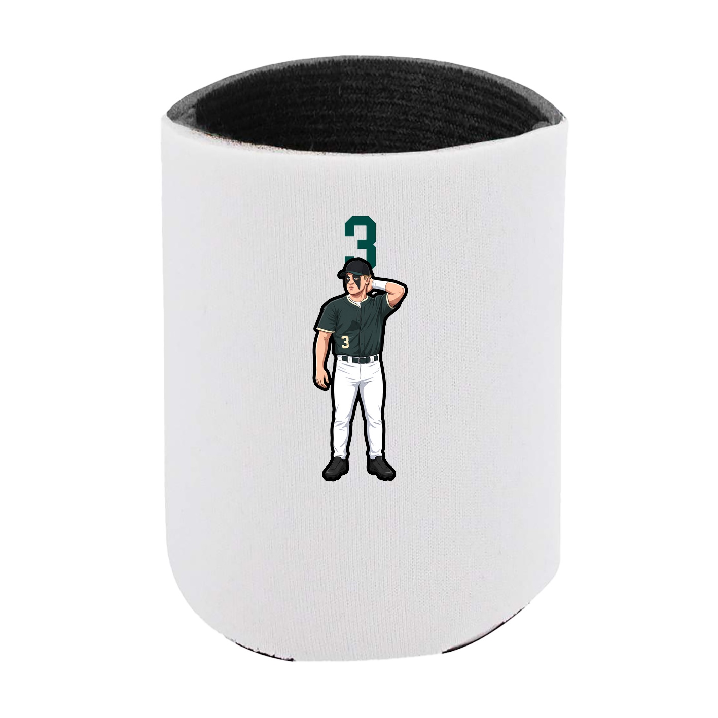 Can Holder — Number Top in White