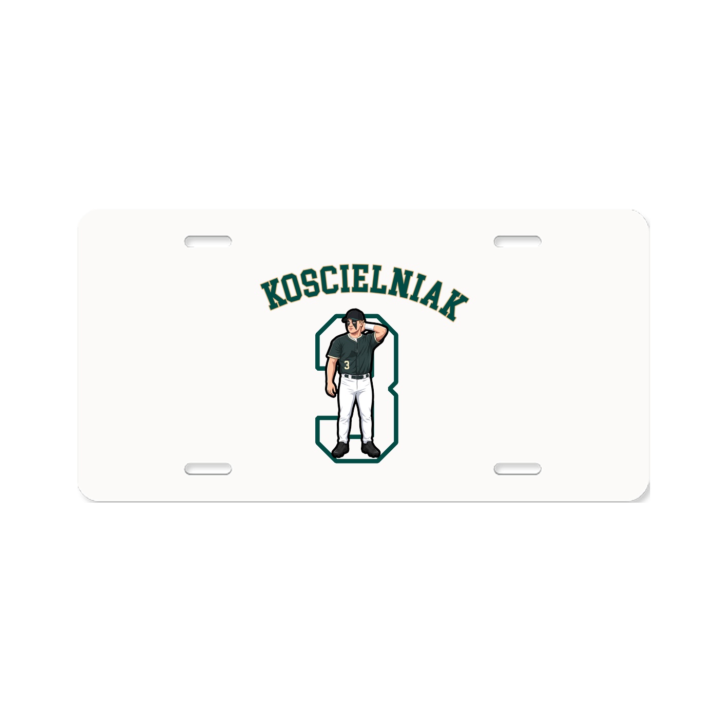 License Plate — Shirsey Arch in Classic