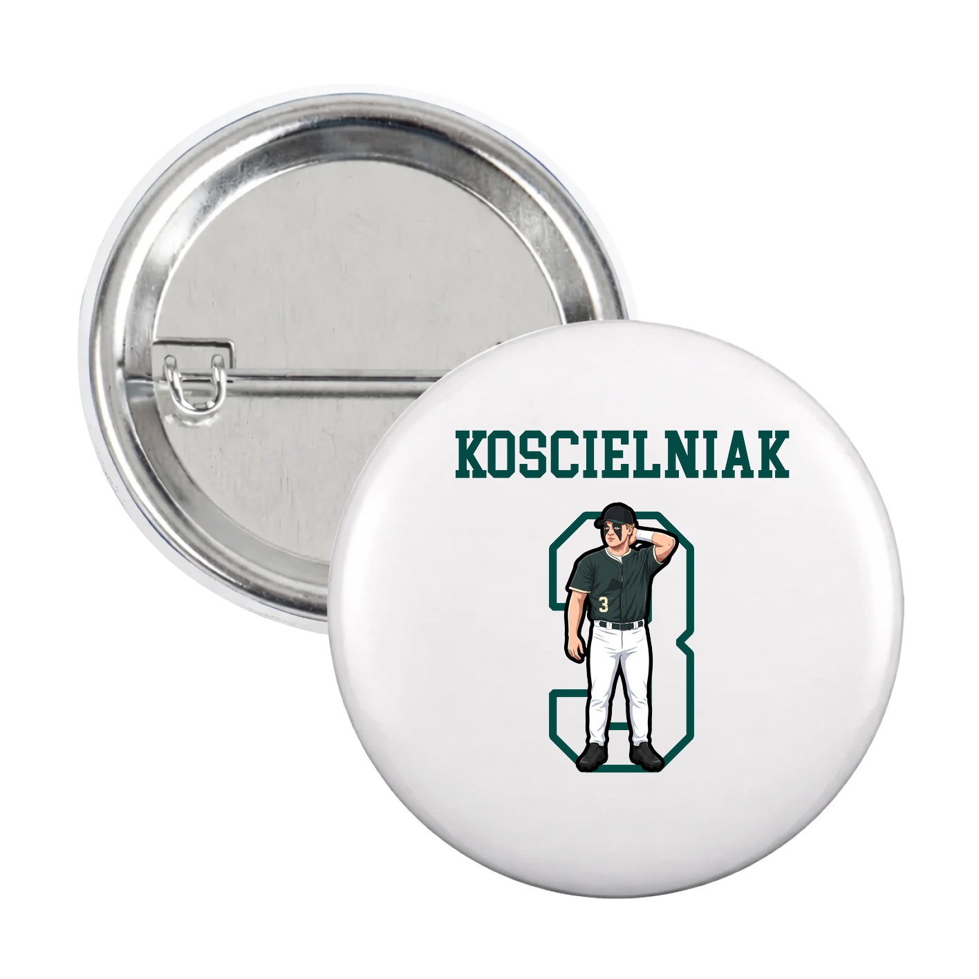 Game Day Button — Shirsey in White
