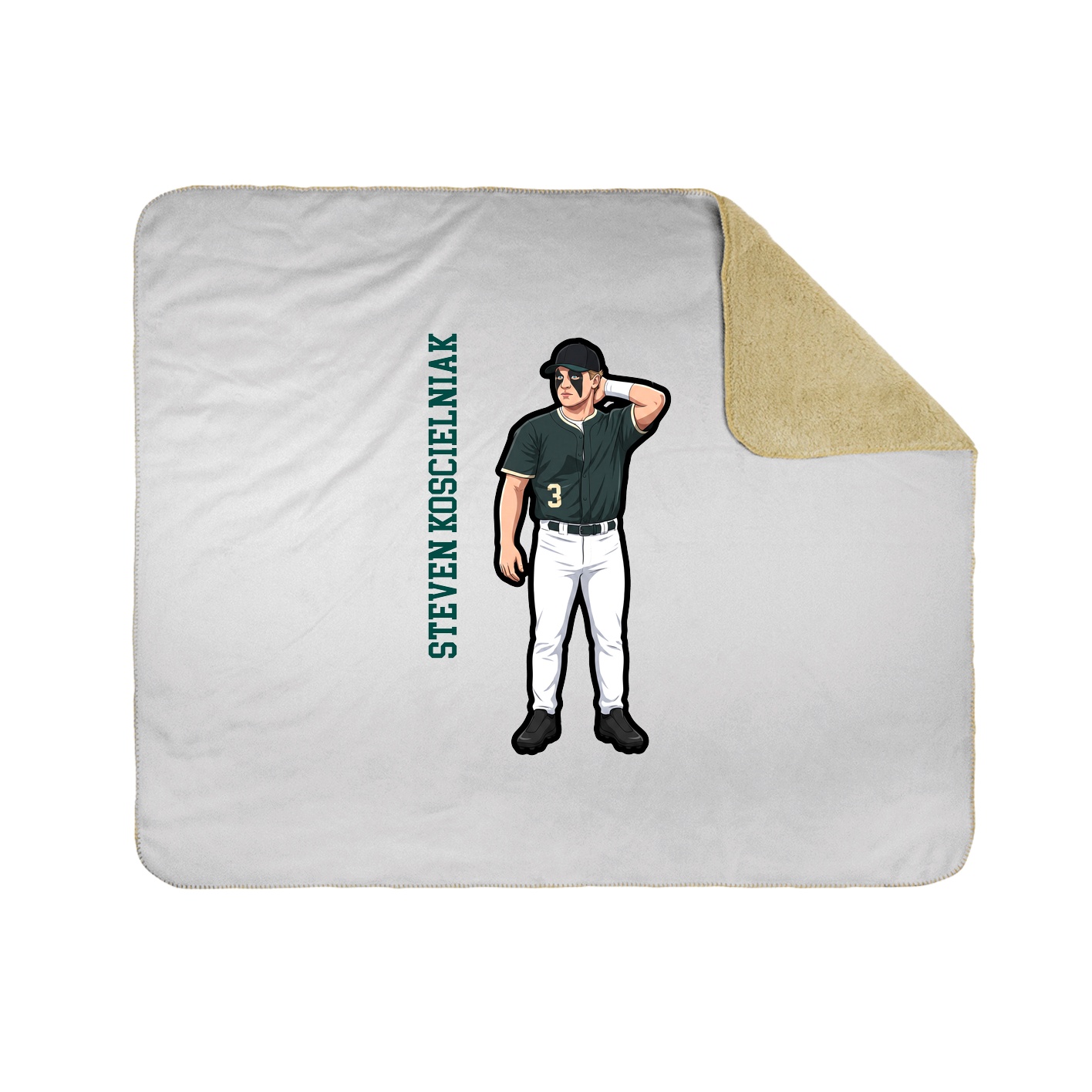 50x60 Sherpa Lined Throw Blanket