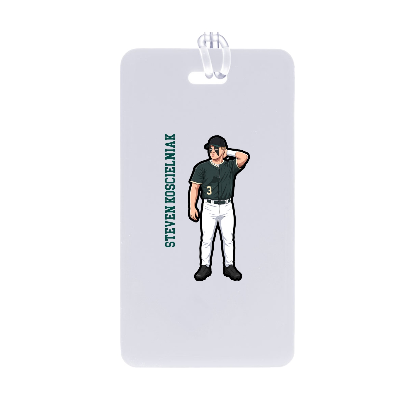 Bag Tag — Name Vertical in Classic