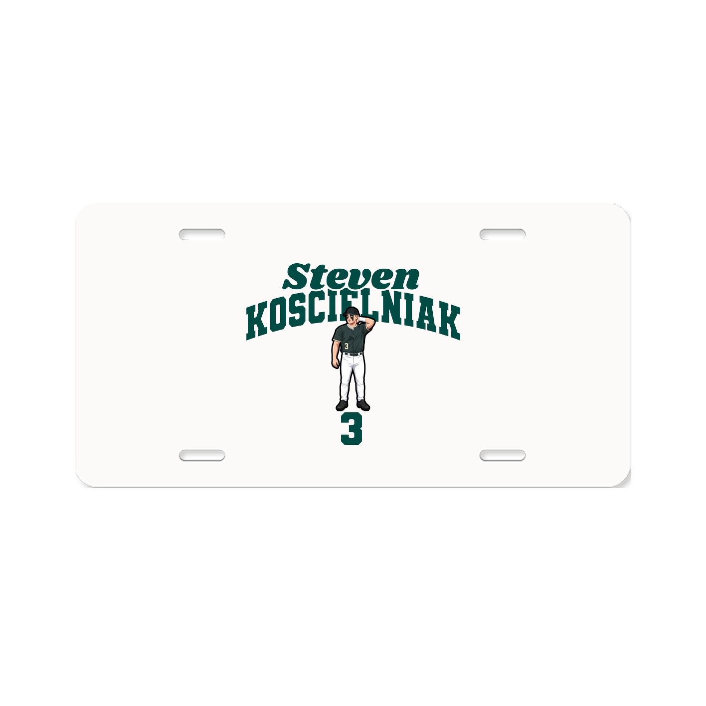License Plate — Signature Arch in Classic