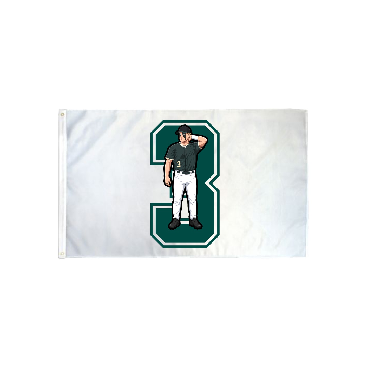 3x5 Flag — Number in Classic
