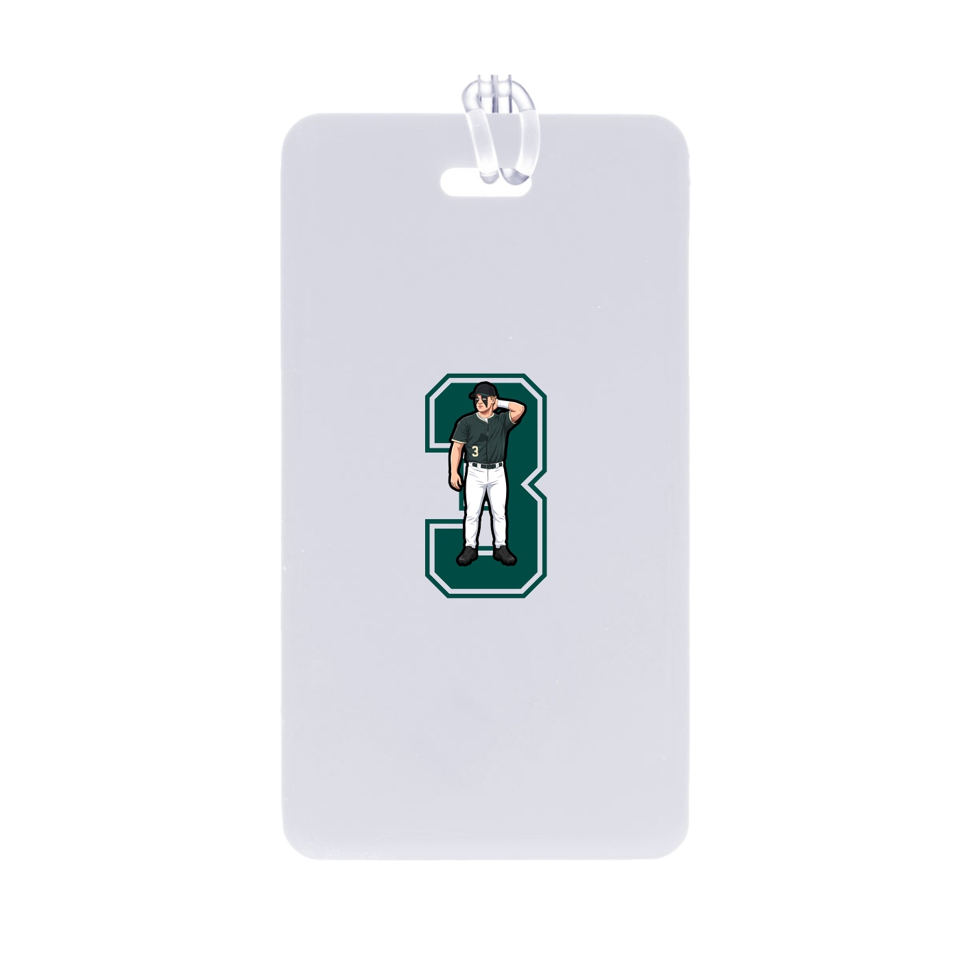 Bag Tag — Number in Classic