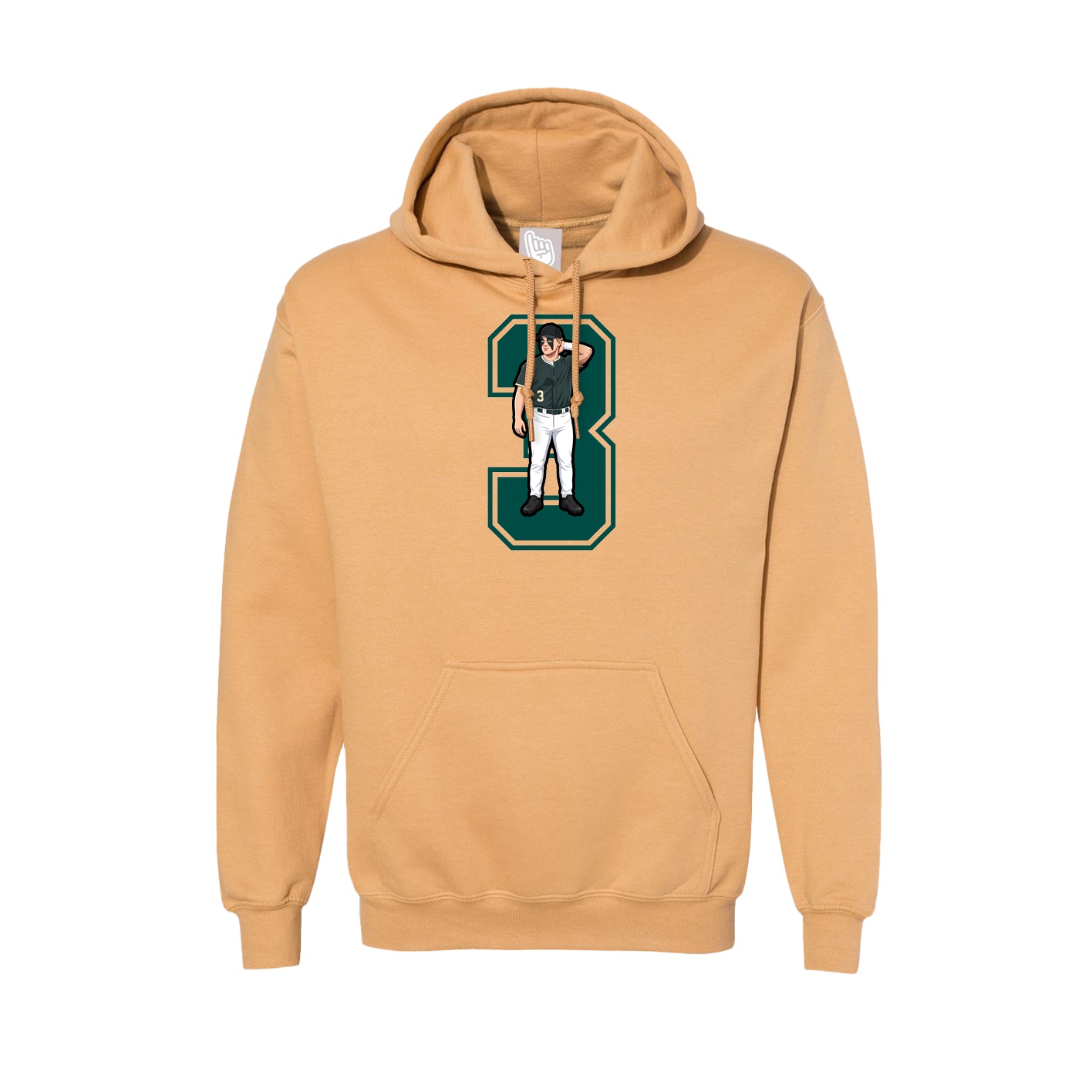 Hoodie — Number in Vegas Gold