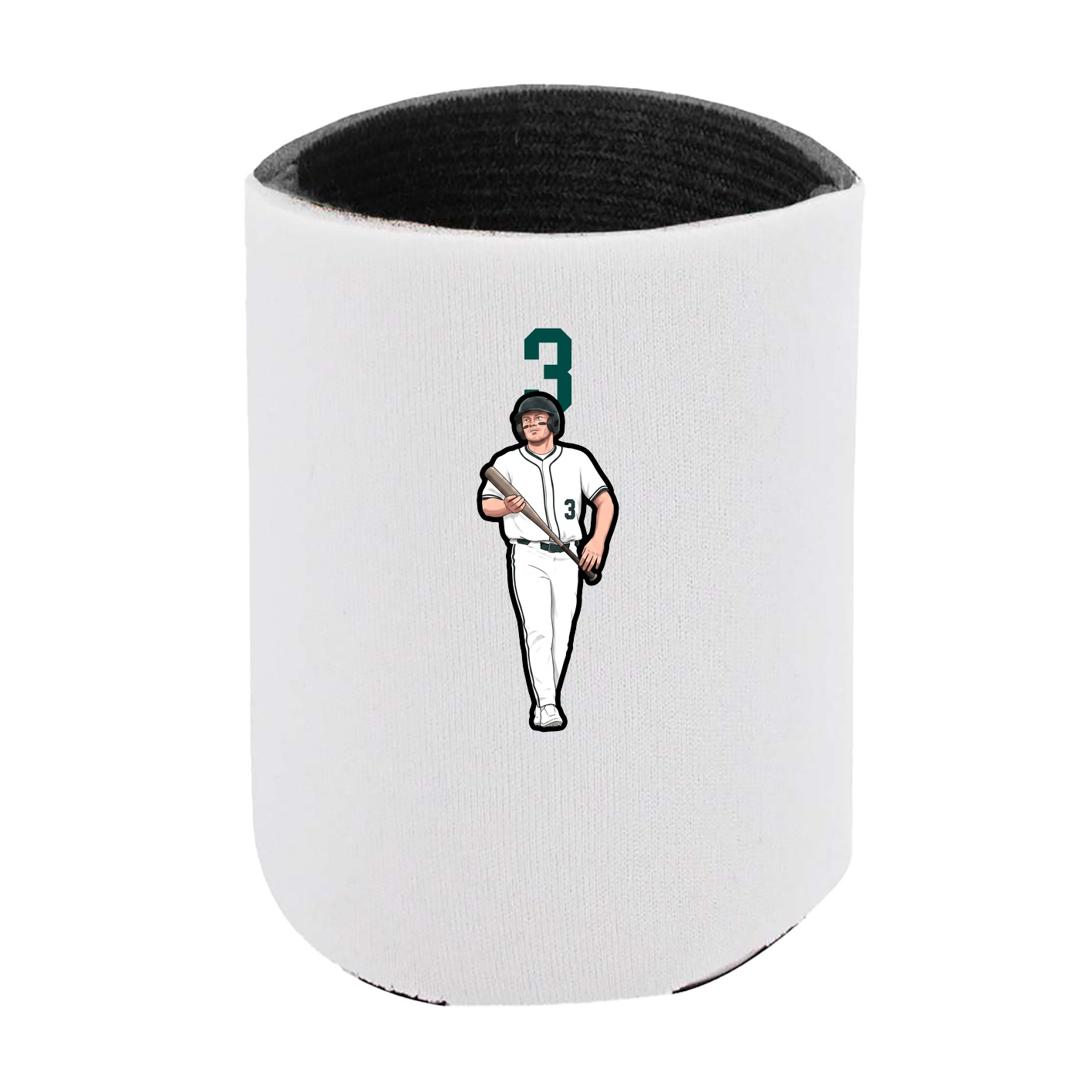 Can Holder — Number Top in White