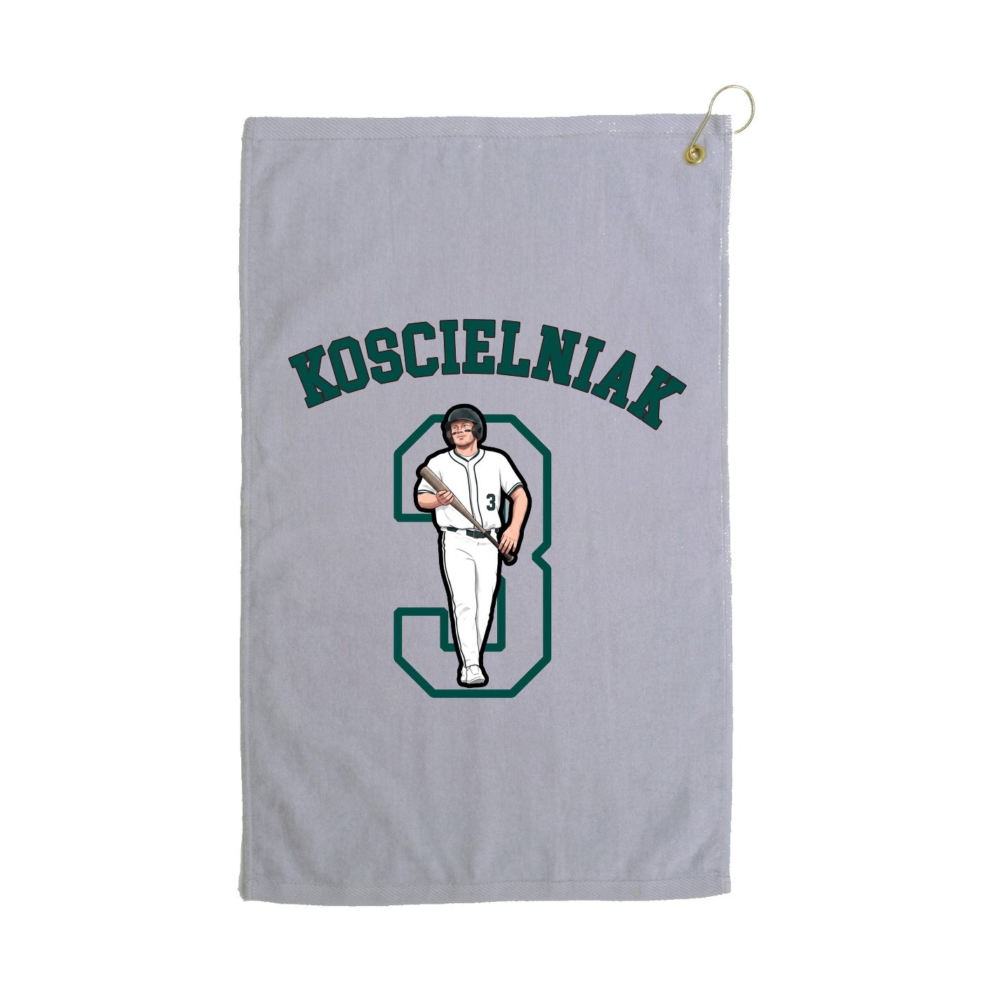 Golf Towel — Shirsey Arch in Grey