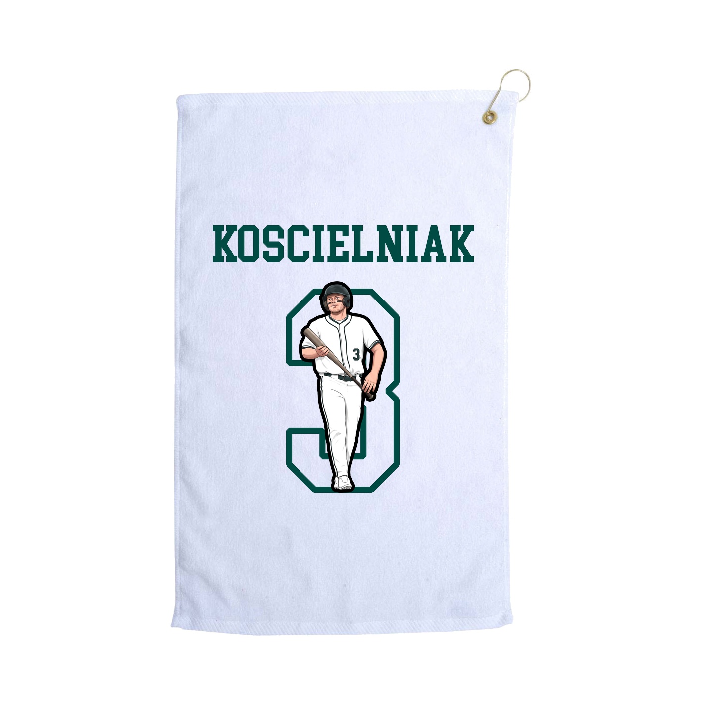 Golf Towel — Shirsey in White