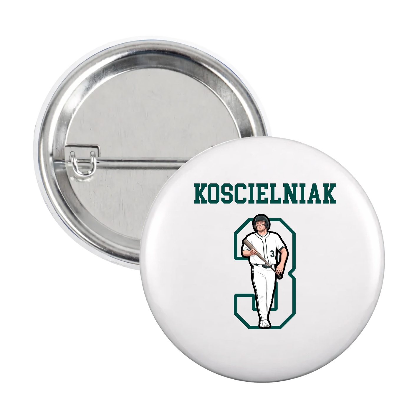 Game Day Button — Shirsey in White