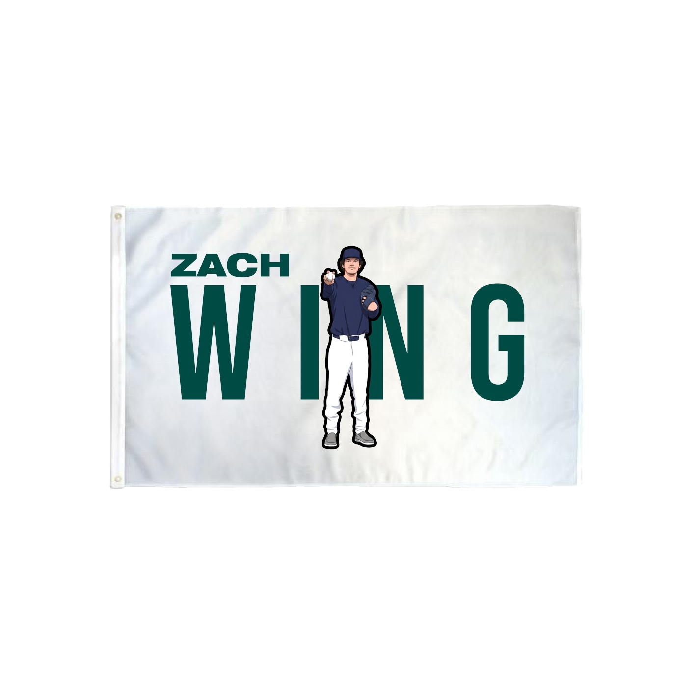 3x5 Flag — Player Name in Classic
