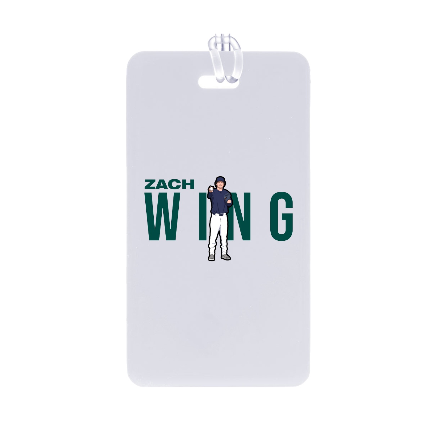 Bag Tag — Player Name in Classic